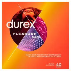 Durex Pleasure Mix (Pleasuremax+Intense), prezer, 40 szt