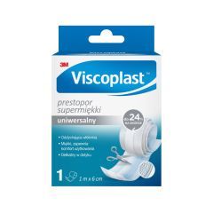 Viscoplast Prestopor supermiękki, plaster uniwersalny do cięcia, 1m x 6cm, 1szt