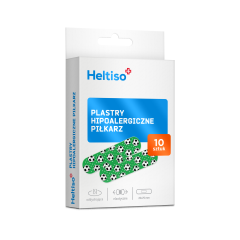 Heltiso plastry hipoalergiczne piłkarz, 10 sztuk