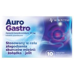 AuroGastro, 10 mg, tabl.powl., 10 szt