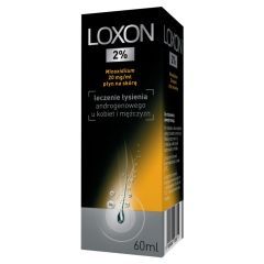 Loxon, 2%, płyn na skórę głowy, 60 ml
