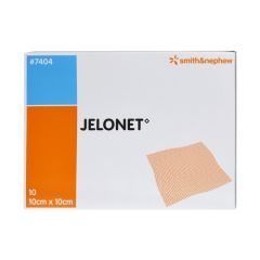 Jelonet, jałowy opatrunek parafinowy, 10 cm  x 10 cm, 10 szt.