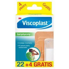 Viscoplast Zestaw Turystyczny, plastry, 26 szt. (22szt.+4szt.)