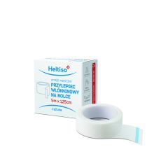 Heltiso Przylepiec włókninowy biały 5m x 1,25cm 