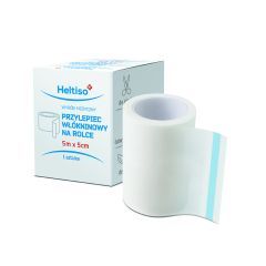 Heltiso Przylepiec włókninowy biały 5m x 5cm 