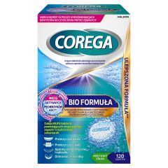 Corega Tabs Bio Formula,tabl.,d/czyszcz.protez, 120szt