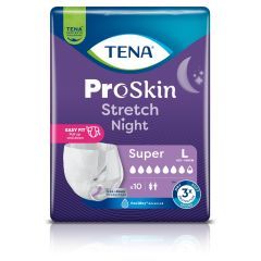 Tena Stretch ProSkin Super Night,piel-m,rozm.L,10szt(761204)