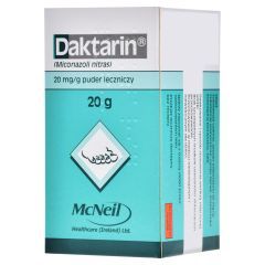 Daktarin, puder leczniczy, (20 mg/g), 20 g