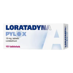 Loratadyna Pylox, 10 mg, tabletki, 10 szt.