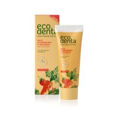 EcodentaWild, Pasta Do Zębów Dla Dzieci O Smaku Truskawkowym, 75 ml