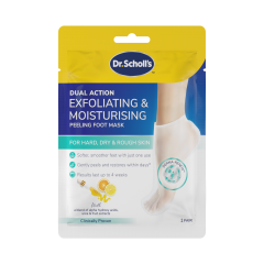 Dr.Scholl's, maska,do stóp,złuszcz-nawilż.,2x22g,1 para