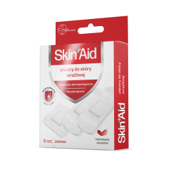 Skin Aid, Zestaw Plastrów Do Skóry Wrażliwej A'12