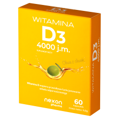 Witamina D3 4000 j.m., kapsułki, 60 szt.