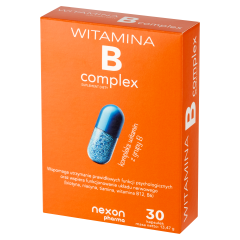 Nexon Pharma, Witamina B Complex, kapsułki twarde, 30 szt.
