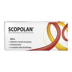 Scopolan, 10 mg, tabletki drażowane, 30 sztuk