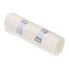 Romed, Opaska elastyczna tkana, z zapinką, 5 m x 15 cm, 1 szt.