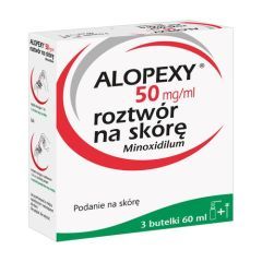 Alopexy, 5 %, roztwór na skórę, 60 ml x 3 butelki PET