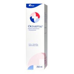 Oktaseptal, (0,10 g+2,00 g)/100 g, aerozol na skórę, 250 ml