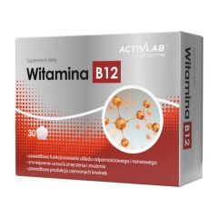 Activlab Pharma Witamina B12 500 µg, tabletki, 30 szt.