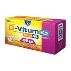 D-Vitum Forte Max 4000 j.m. K2, kapsułki, 120 szt.