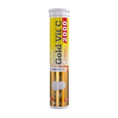 Gold-Vit C 2000, tabletki musujące, smak pomarańczowy, 20 szt.