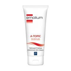 Emolium A-Topic, Tr&oacute;jaktywna emulsja do ciała, 200 ml