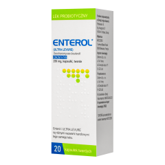 Enterol, 250 mg, kaps.twarde,(i.rów),Delf,Grecja, 20 szt