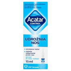 Acatar Control 0,5 mg/ml (0,05%), aerozol do nosa, roztw&oacute;r, 15 ml