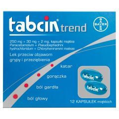 Tabcin Trend, kapsułki miękkie, 12 szt.
