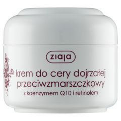 Ziaja, krem przeciwzmarszczkowy z koenzymem Q10 i retinolem, 50 ml
