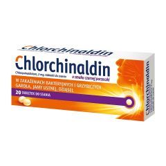 Chlorchinaldin, 2 mg, tabletki do ssania, 20 sztuk