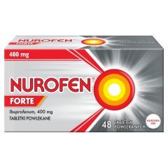 Nurofen Forte, 400 mg, tabletki powlekane, 48 szt.