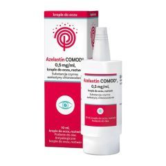 Azelastin COMOD, 0,5 mg/ml, krople do oczu, 10 ml