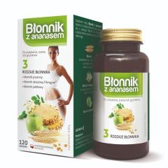 Błonnik z ananasem, tabletki do ssania, 120 szt. (Colfarm)