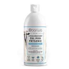 Barwa, Hipoalergiczny żel pod prysznic kozie mleko skóra sucha, 400 ml