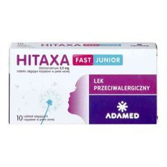 Bilastyna Hitaxa Junior, 10 mg,tabl.uleg.rozp.w j.ustn,10szt