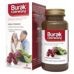 Burak czerwony, tabletki, 120 szt. (Colfarm)
