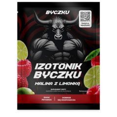 Byczku Izotonik Byczku malina z limonką, saszetka 31,5g
