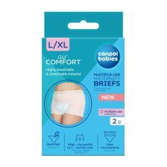 Canpol, wielorazowe majtki poporodowe, siateczkowe, rozmiar L/XL, 2 szt.