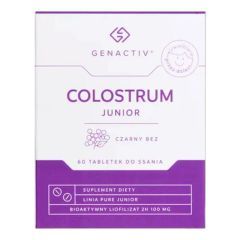 Colostrum Junior Czarny Bez Genactiv, tabl.do ssania, 60 szt