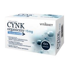 Cynk organiczny 15 mg, tabl., 60 szt