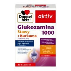 Doppelherz aktiv Glukozamina 1000 Stawy+Kurkuma,kaps.,40szt