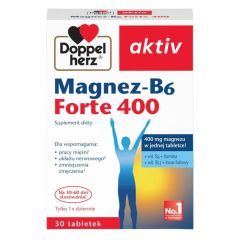 Doppelherz aktiv Magnez-B6 Forte 400, tabletki, 30 szt.