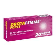 Drotafemme Forte, 80 mg, tabletki powlekane, 20 szt.