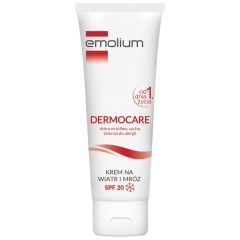Emolium Dermocare, krem na wiatr i mr&oacute;z, od 1 dnia życia, SPF 20, 75 ml