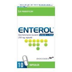 Enterol, 250 mg, kapsułki, 10 szt