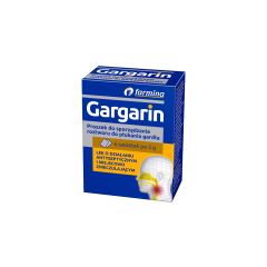 Gargarin, proszek w saszetkach do sporządzenia roztworu do płukania gardła, 5 g, 6 szt.