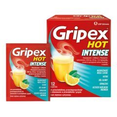 Gripex Hot Intense, prosz.d/sp.roztw.doustn., 12 sasz.