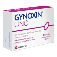 Gynoxin Uno(Gynoxin),600mg,kaps.dopochw,(i.row),InPh,Gr,1szt