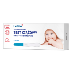HELTISO Test ciążowy strumieniowy do użytku domowego, 1 szt.